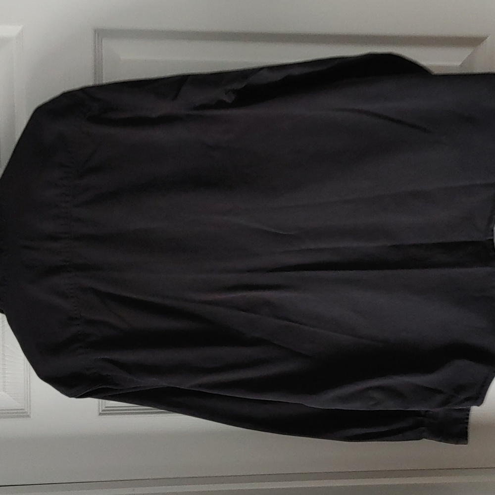 Wrangler Men's LG Black Button Down Shirt Faded From Wash - Picture 4 of 7